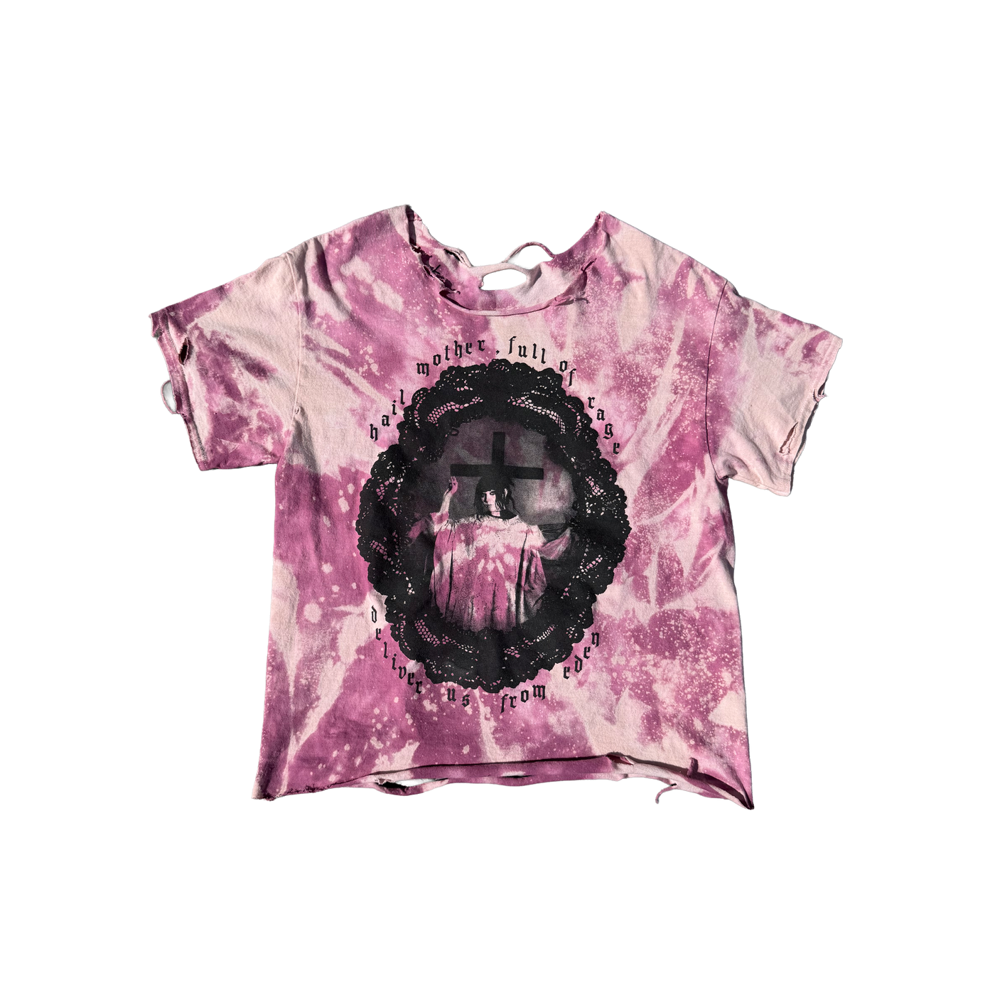 RITUAL DYE: BLACKBERRY BLEACH HAIL MOTHER TEE