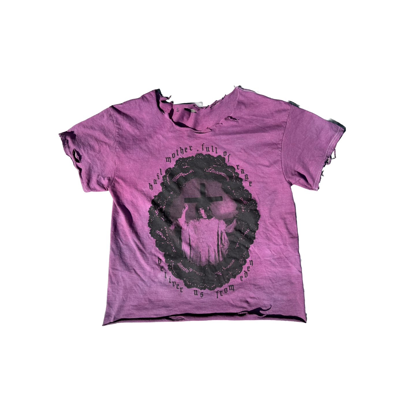 RITUAL DYE: BLACKBERRY HAIL MOTHER TEE
